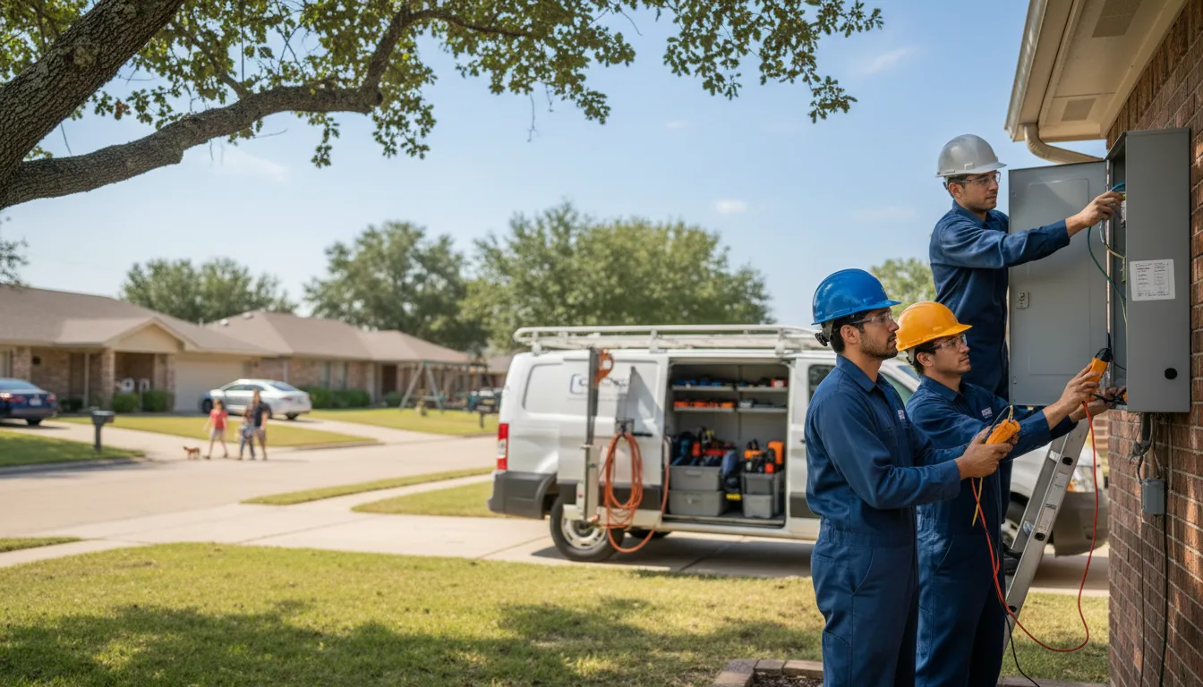 Certified electrician providing emergency electrical services in Mallie, KY